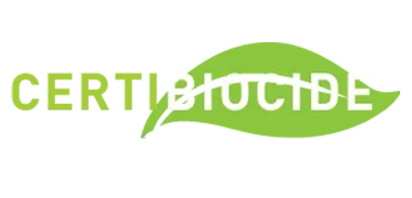 Logo certification Certibiocide